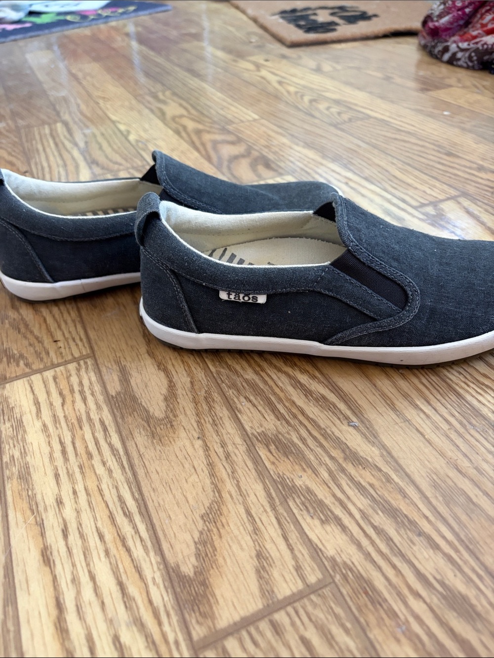 Taos Footwear Charcoal Slip-On Sneakers